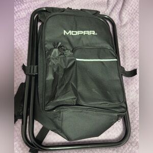 Portable Lightweight Insulated Cooler Backpack / Folding Stool